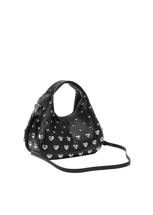 Hobo mini heart Black C1040015 Ganni 